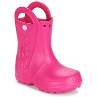 Skor Flickor Boots Crocs HANDLE IT RAIN BOOT Rosa