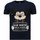 textil Herr T-shirts Local Fanatic State Prison Bad Mouse Rhinestone Blå