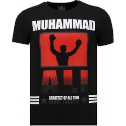 textil Herr T-shirts Local Fanatic Muhammad Ali Rhinestone Svart
