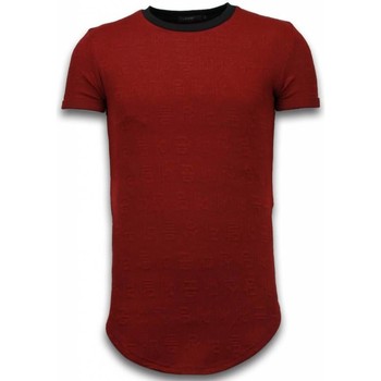 textil Herr T-shirts Justing D Long Fi Zipped Röd