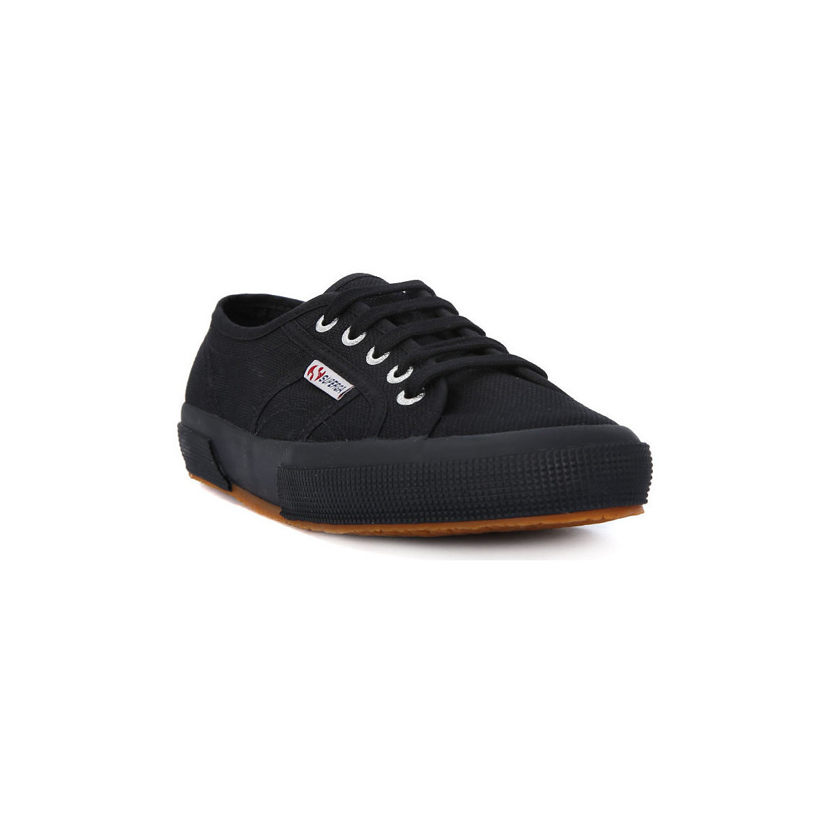 Skor Dam Sneakers Superga COTU FULL BLACK CLASSIC Svart