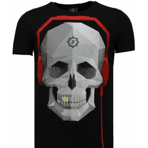 textil Herr T-shirts Local Fanatic Skull Bring The Beat Svart