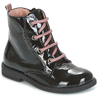 Skor Flickor Boots Citrouille et Compagnie HEMANU Svart / Rosa