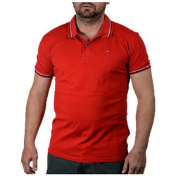 textil Herr T-shirts & Pikétröjor Napapijri ELDIS STRIPEA Röd