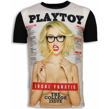 textil Herr T-shirts Local Fanatic Playtoy The College Issue Svart