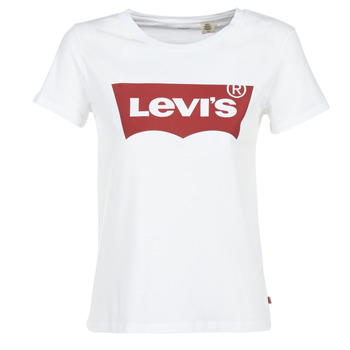 textil Dam Långärmade T-shirts Levi's THE PERFECT TEE Vit