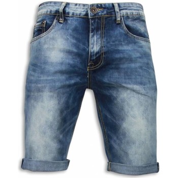 textil Herr Shorts / Bermudas True Rise Shorts Korta Jeansshorts Blå