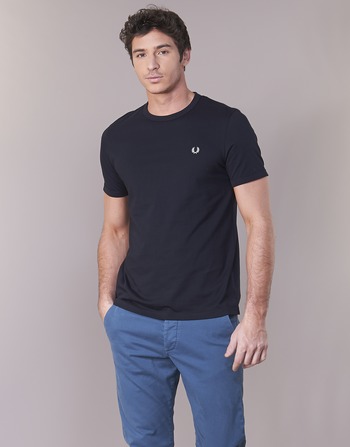 textil Herr T-shirts Fred Perry RINGER T-SHIRT Marin