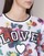 textil Dam Blusar Love Moschino W4G2801 Vit / Flerfärgad