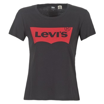 textil Dam Långärmade T-shirts Levi's THE PERFECT TEE Svart