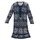 textil Dam Korta klänningar Antik Batik LEANE Marin