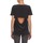 textil Dam T-shirts Calvin Klein Jeans WAGMAR SILK Svart