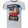 textil Herr T-shirts Local Fanatic Bad Dog Rhinestone W Vit