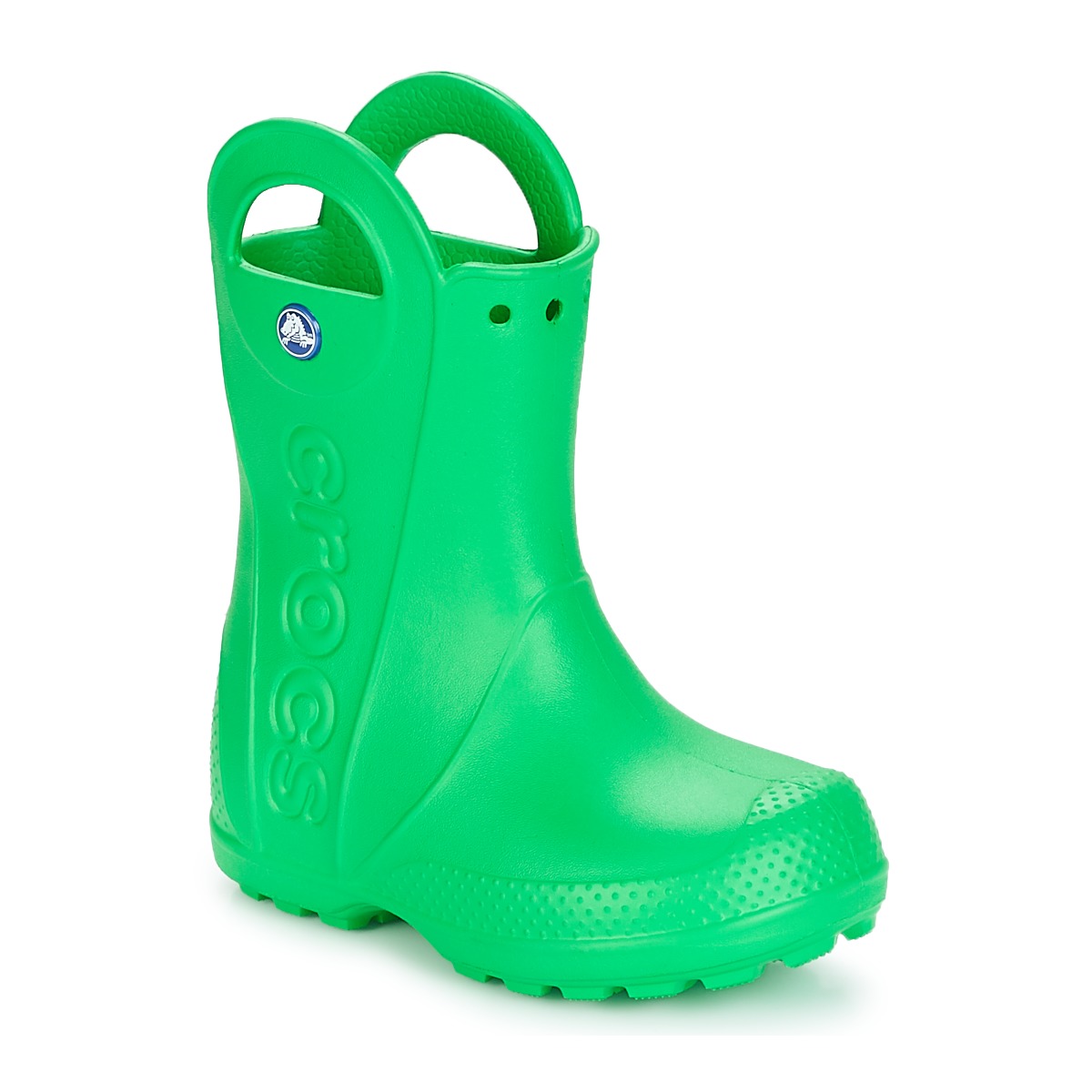 Skor Barn Gummistövlar Crocs HANDLE IT RAIN BOOT KIDS Grön