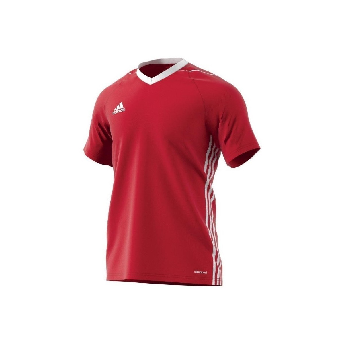 textil Herr T-shirts adidas Originals Tiro 17 Röd