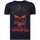 textil Herr T-shirts Local Fanatic Punisher Mickey Rhinestone N Blå