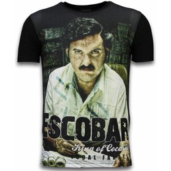 textil Herr T-shirts Local Fanatic Escobar King Of Cocaine Z Svart