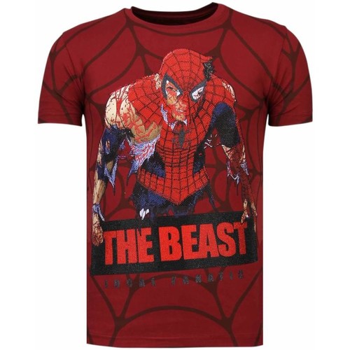 textil Herr T-shirts Local Fanatic The Beast Spider B Röd