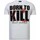 textil Herr T-shirts Local Fanatic Killer Bunny Rhinestone K Vit