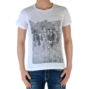 textil Pojkar T-shirts Eleven Paris 28792 Vit