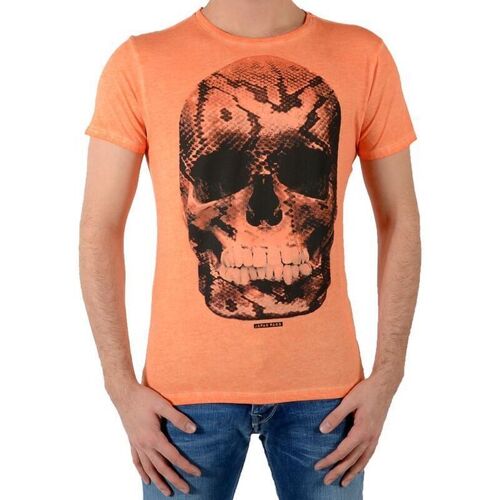 textil Herr T-shirts Japan Rags 38860 Orange