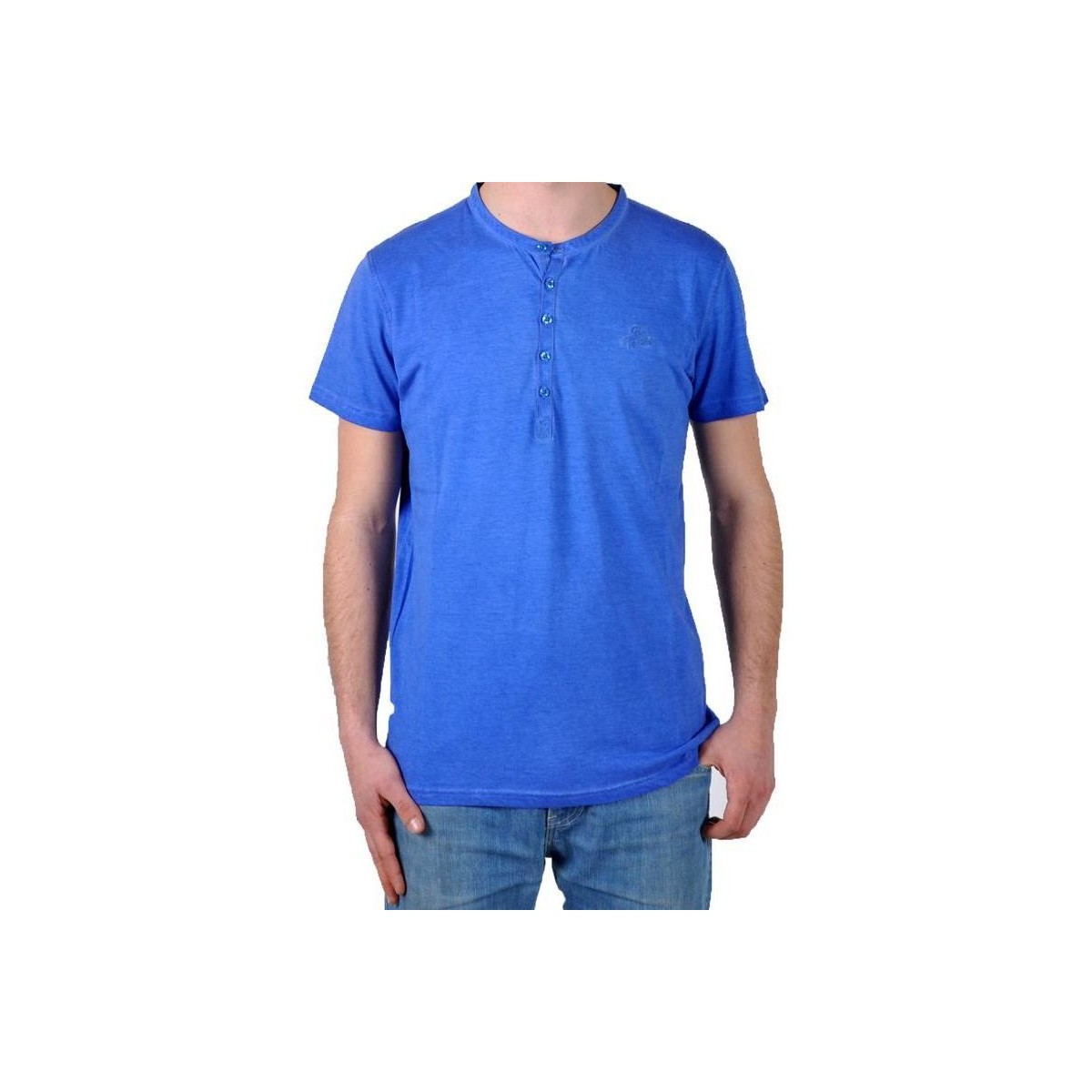 textil Herr T-shirts Joe Retro 16301 Blå