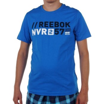 textil Herr T-shirts Reebok Sport Actron Graphic Blå