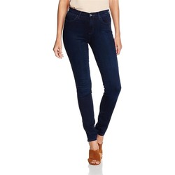 textil Dam Skinny Jeans Wrangler High Skinny W27HBV78Z Blå