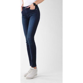 textil Dam Skinny Jeans Wrangler High Rise Skinny Subtle Blue W27HX786N Blå