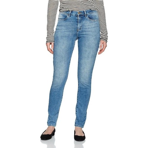 textil Dam Skinny Jeans Wrangler ® High Rise Skinny 27HX794O Blå