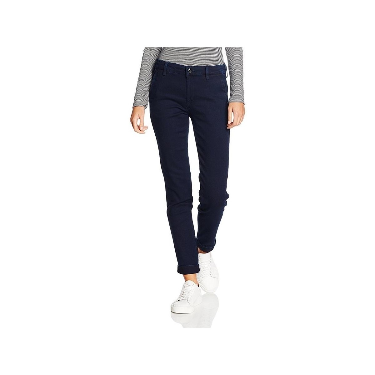 textil Dam Skinny Jeans Lee ® Chino Herringbone 310YKMF Blå