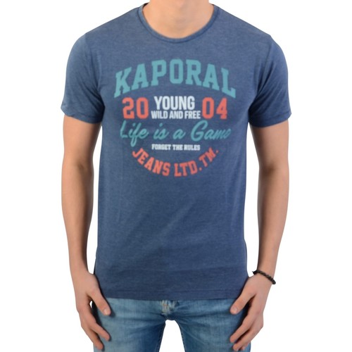 textil Flickor T-shirts Kaporal 108114 Blå